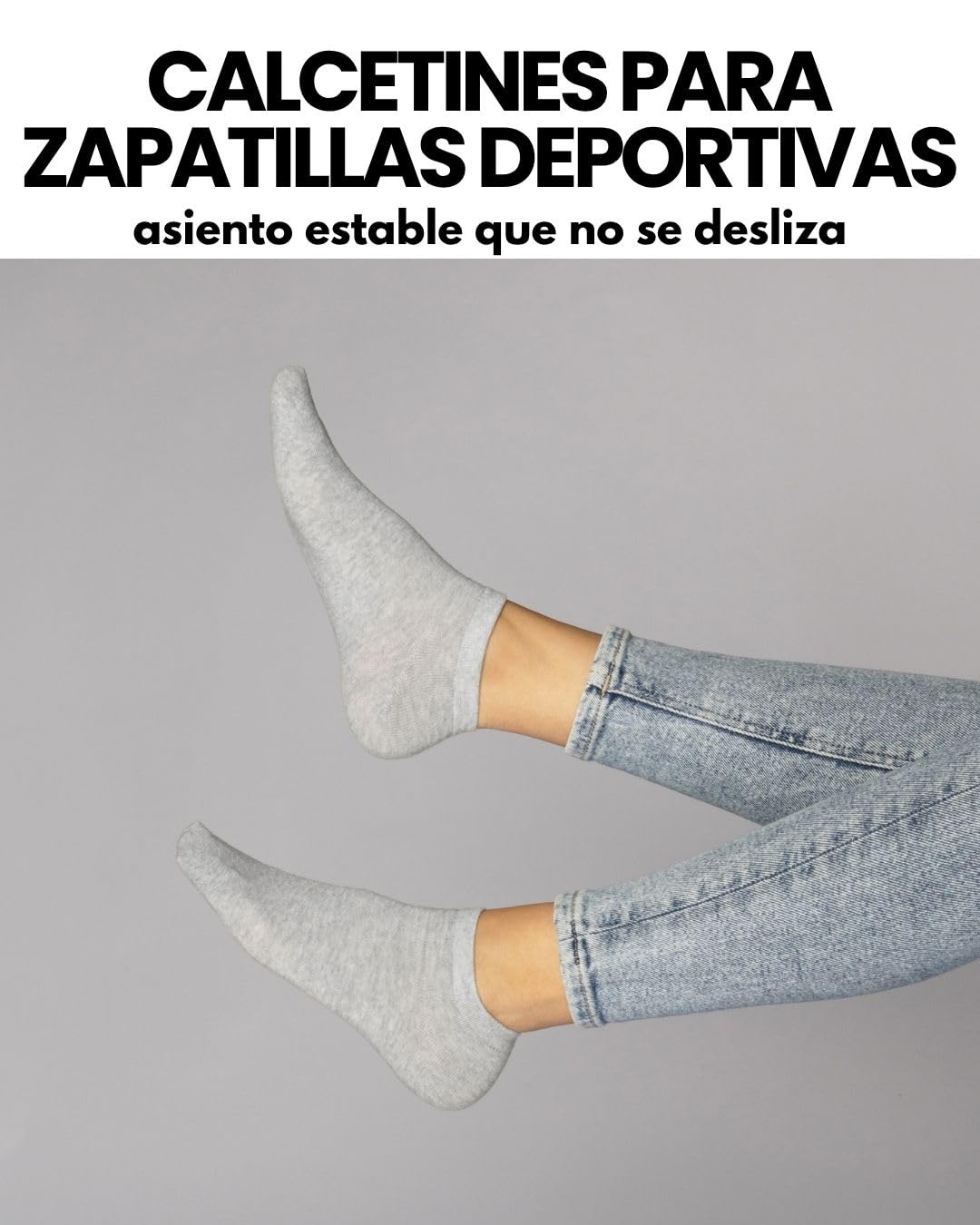 sockenkauf24 10 | 20 | 30 Pares Calcetines Cortos Hombre Mujer Calcetines Tobillero Negro Blanco Gris Algodón