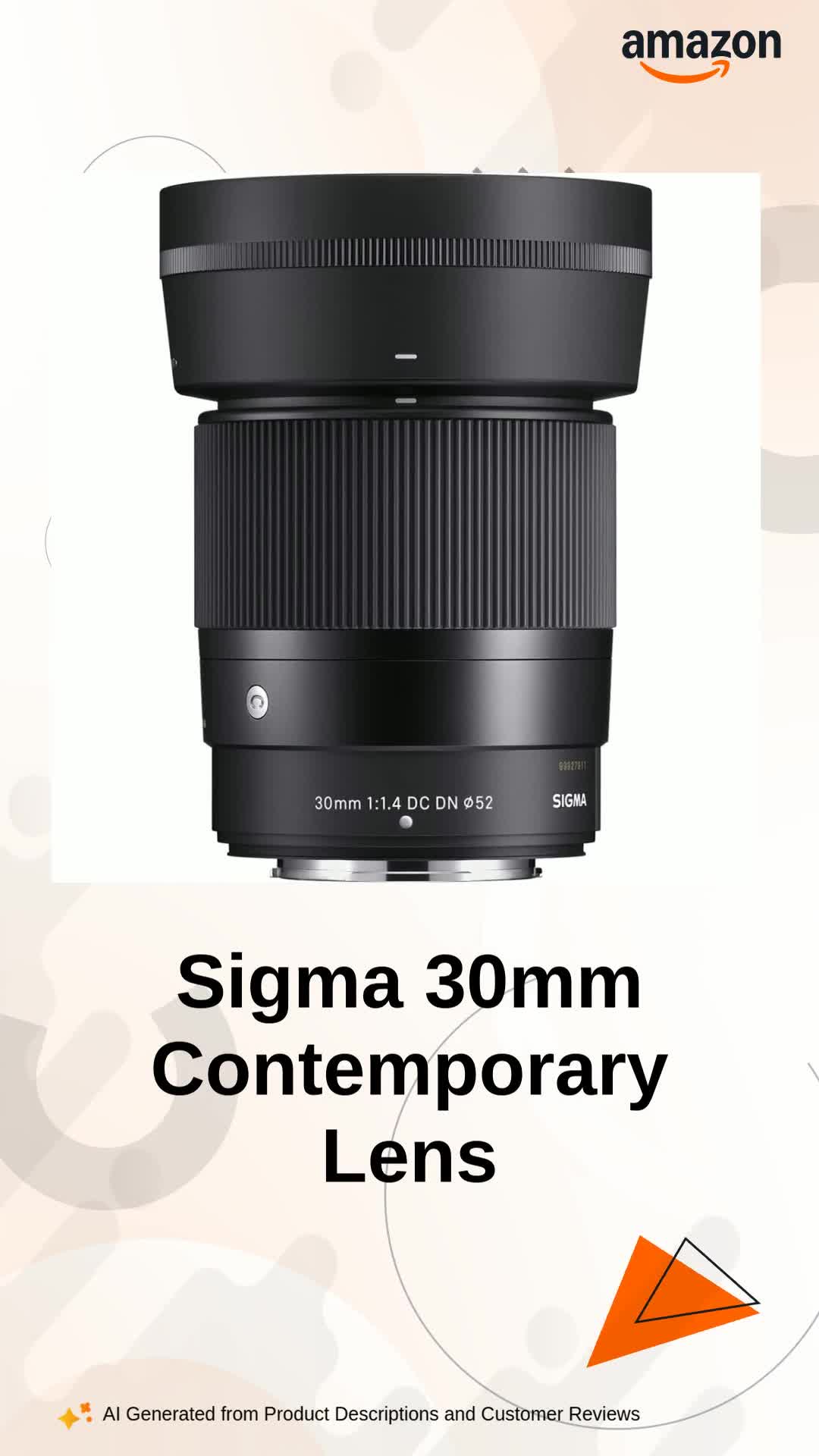 Sigma 30mm f/1.4 DC DN Contemporary Lens for FUJIFILM X Mount Sigma 30mm f/1.4 DC DN Contemporary Lens for FUJIFILM X Mount
