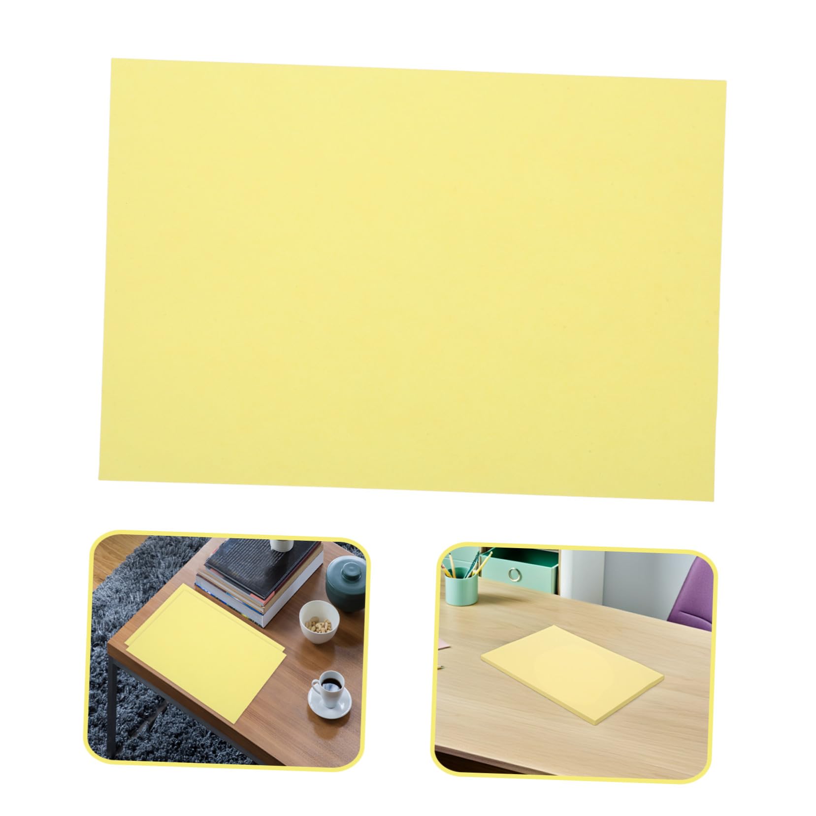 VILLCASE 200pezzi Carta Colorata Gialla Per Stampante Carta Per Fotocopie Per Stampa Creazioni Artigianali Uso in Ufficio o Scuola