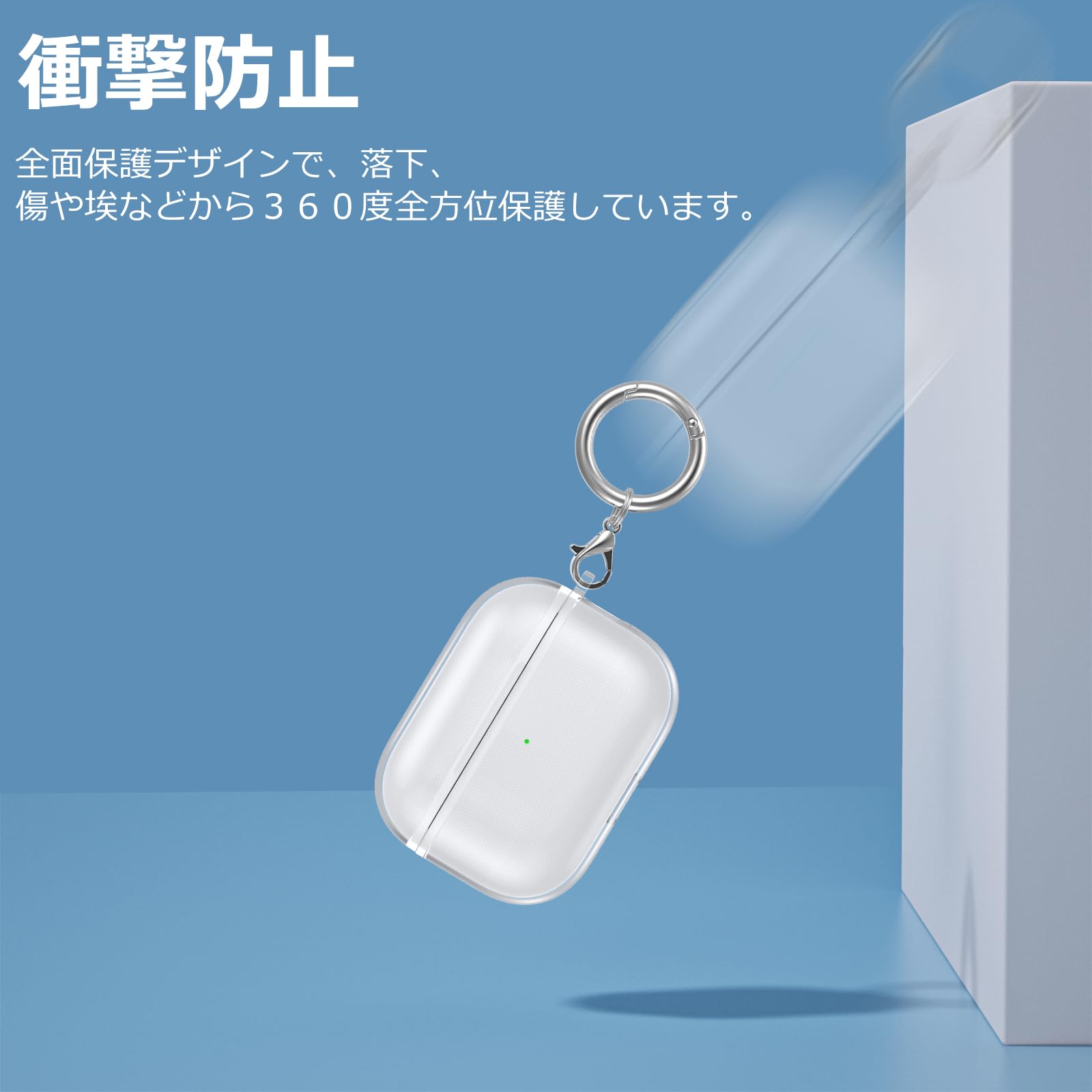 Amazon | ZIZUCHLE for AirPods Pro/AirPods Pro 2 ケース クリア 第2