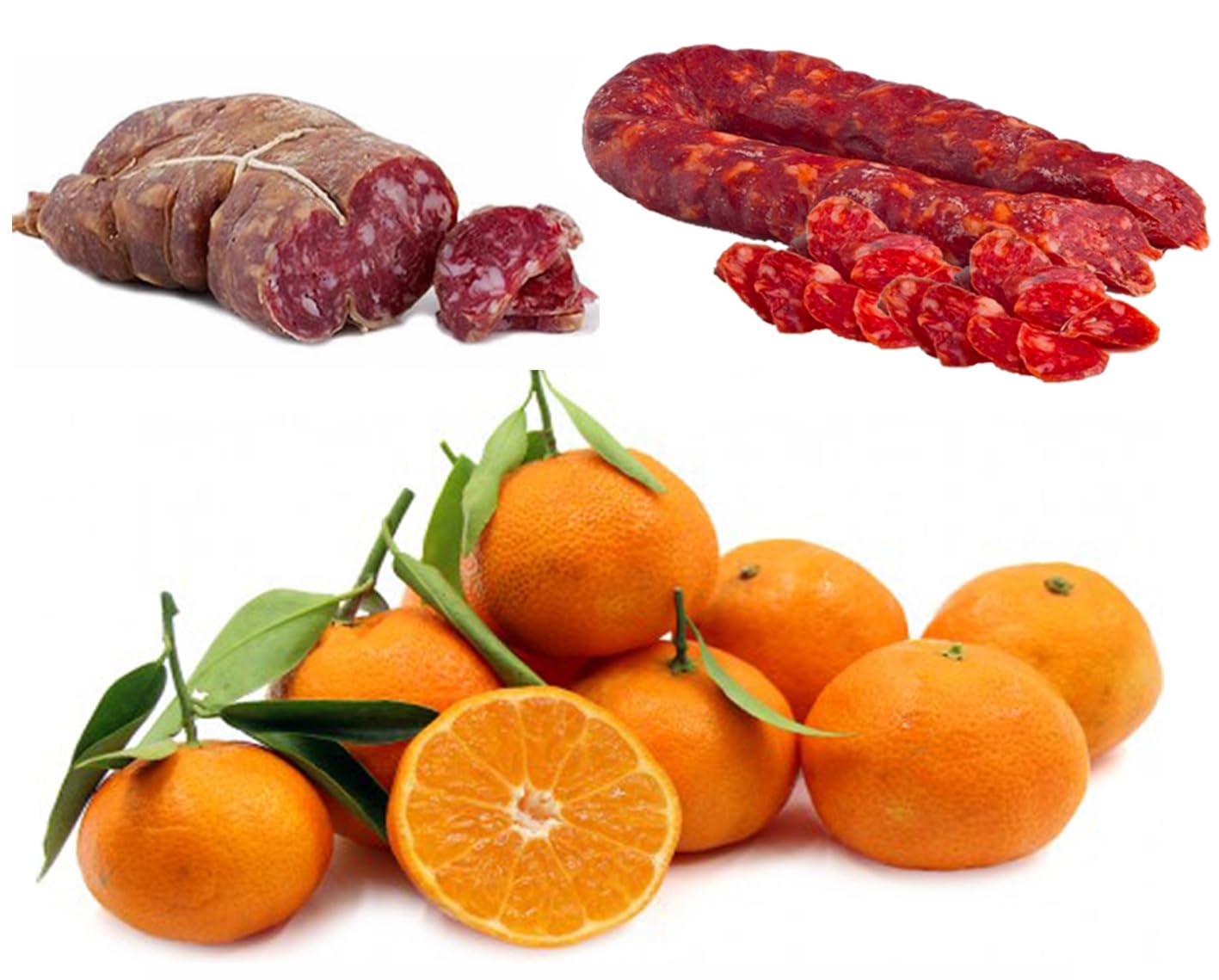 Agrumi BoxMix Kg.8 di CLEMENTINE + SALSICCIA e SOPPRESSATA DOLCE Calabrese di Corigliano-Rossano