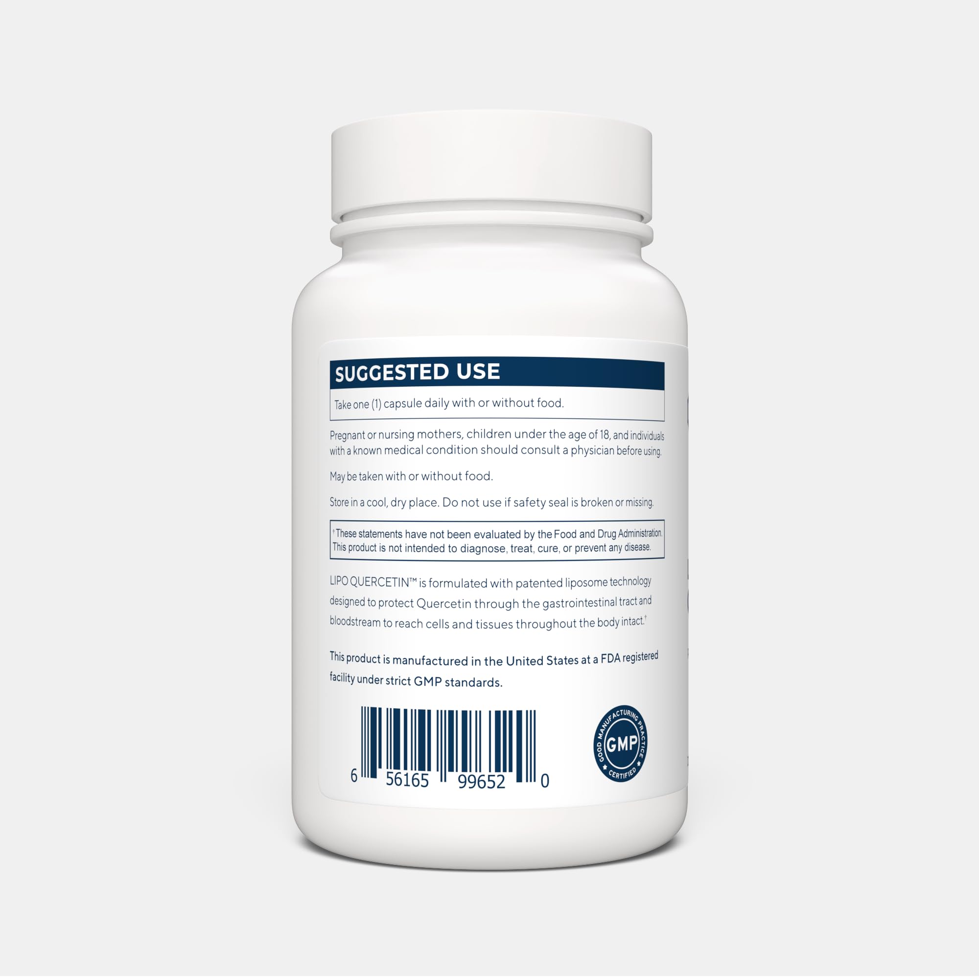 Renue By Science Quercetin | High Strength Liposomal Quercetin Supplements | 90 Quercitin Capsules - 150mg Quercetin per Serving | Non-GMO | Made in the USA & Third-Party Tested — Amazon image 2