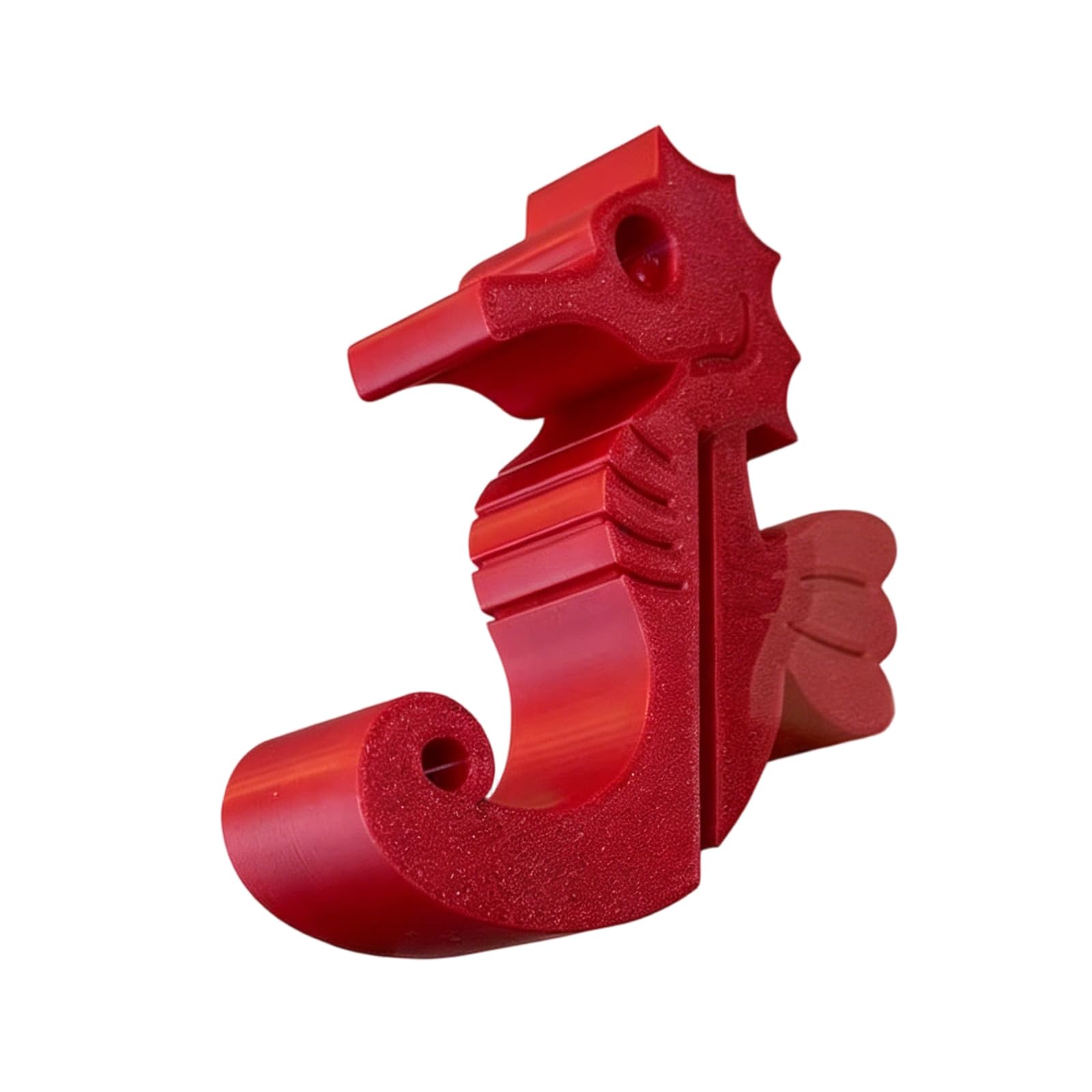 WGBOSMG Adorable Sea Horse Design Bath Hook Strong Polylactic Acid Construction Holds Up to 8Mm Glass Waterproof Bathroom Polylactic Acid Bathroom