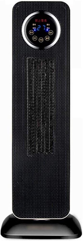 ヒーター家庭用電気小型ファン ヒータプロ省エネ電気ヒーター小型電気ヒータースマートタッチスクリーンリモコン小型電気ヒーター過熱 落下防止 15 平方メートルの部屋に適しています オフィス 寝 脱衣所など場合適用 Color Black Size 2v B08t6w3561