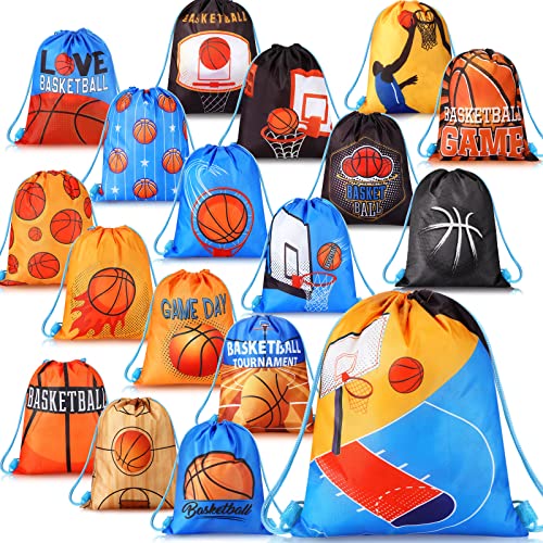 Sacs cadeaux avec cordon pour anniversaire enfant et goûter festif x18