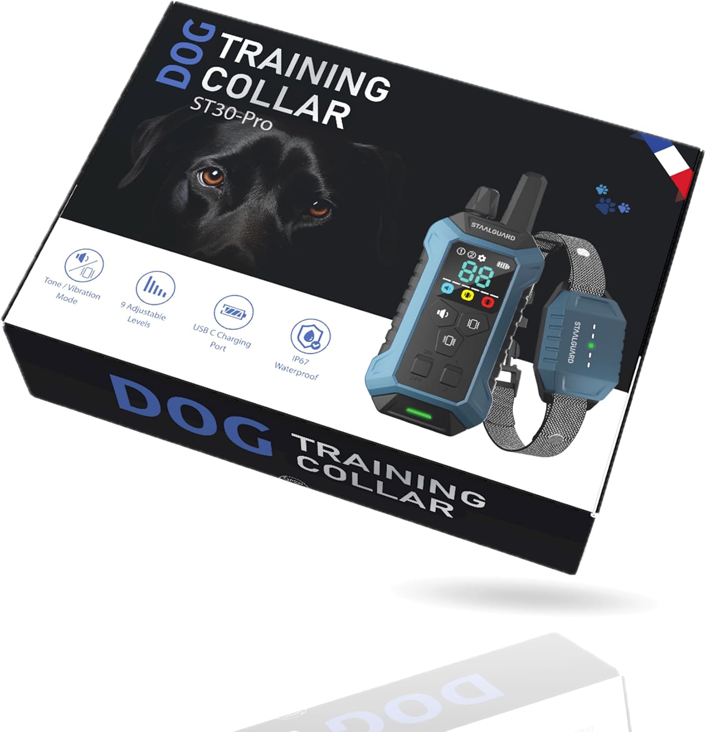 STAALGUARD ST30-Pro Dog Training Collar package contents
