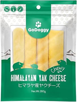 Amazon Godoggy ヒマラヤ産ヤクチーズスティック M 4本入り280g 自然食品 犬 おやつ 低脂肪 Godoggy ガム ローハイド 通販