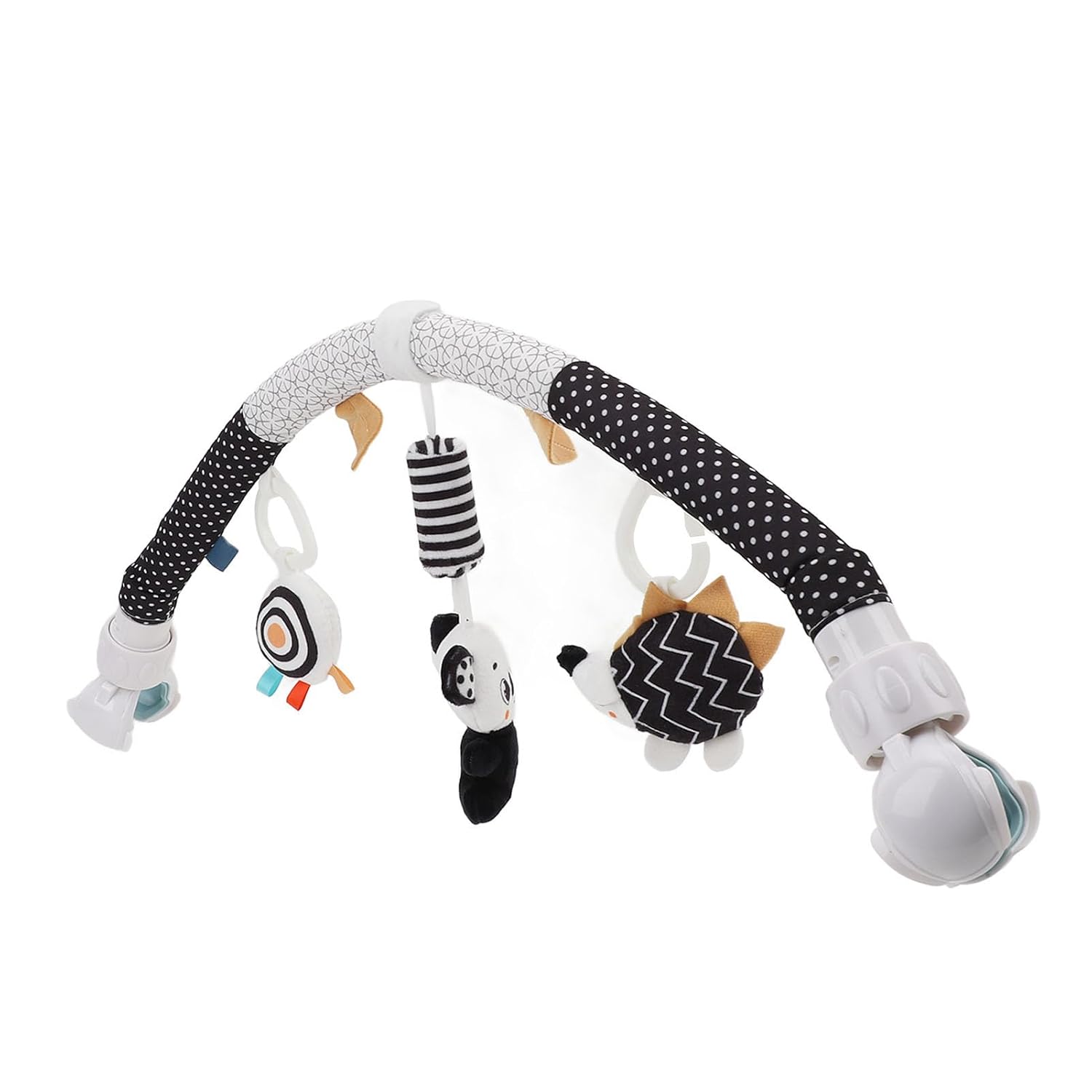 Clip On Arch Mobile Stimulating Baby Senses Developing Motor Skills Crib Bouncer Bassinet Toy for Stroller (Koalas)
