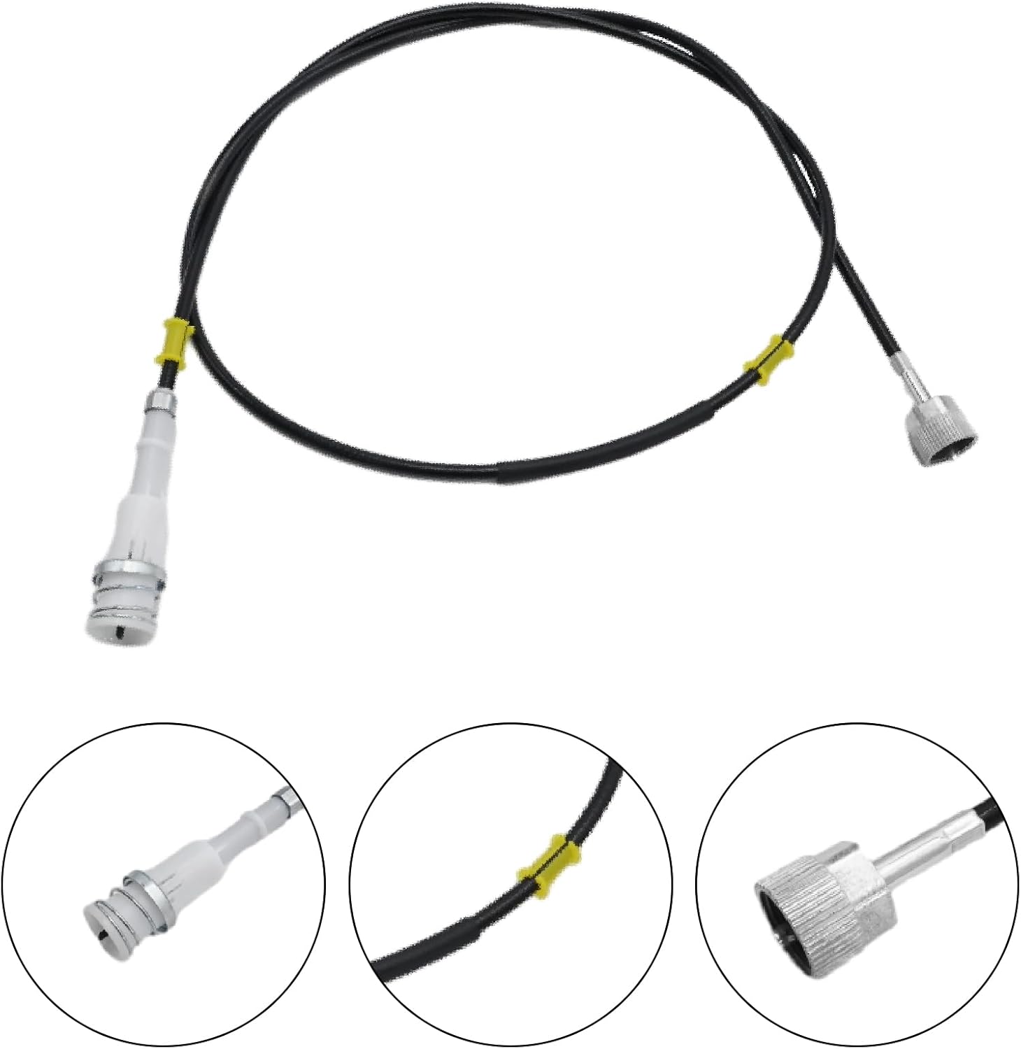 VIKKSAER NA01-60-070B Speedometer Cable Manual Transmission Cable, Replacement for Mazda Miata 1990-1997 Speedometer Cable Assembly, Black