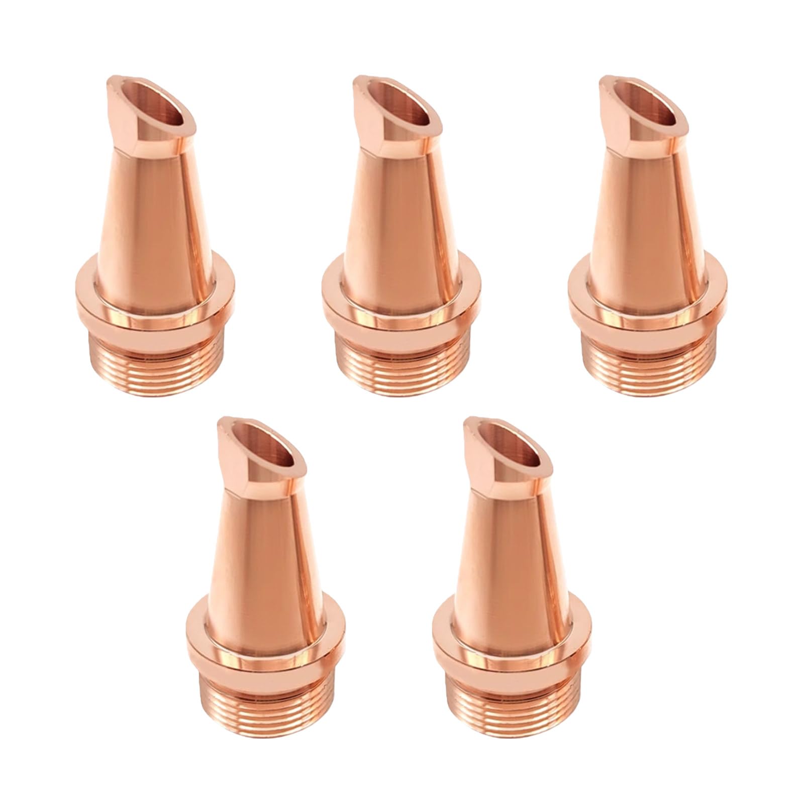 Msioytog B Of 5 Welding Nozzle Copper Thickened Welding Torch Handheld Nozzle Replacement Accessories Auto Repair