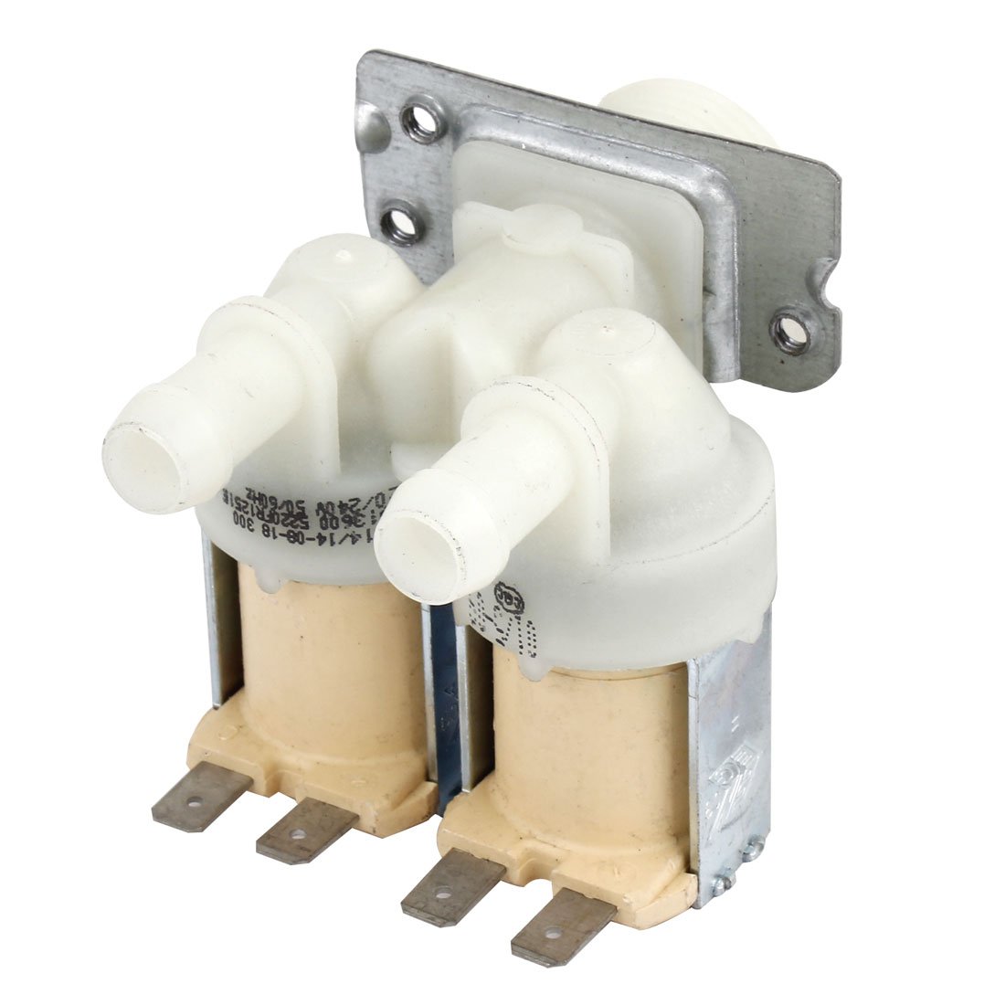Électrovanne double tête AC220V pour machine à laver à tambour pièce de rechange lave-linge