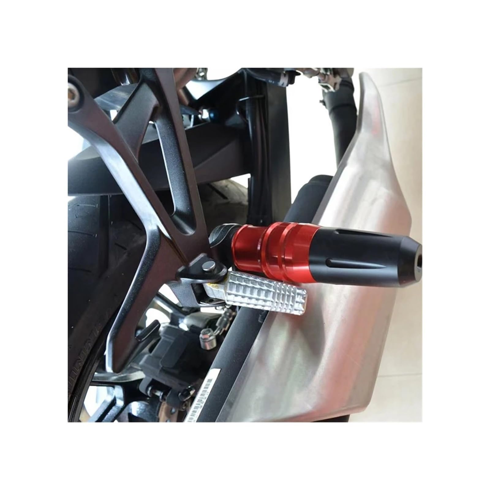 Moto Tamponi Paratelaio Barra Di Protezione Universale Per Telaio Motocicletta, Anticaduta Motore, Scarico In Alluminio CNC