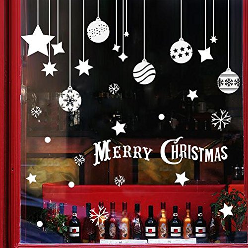 Disegni Di Natale Per Vetrine.Sticker Decorativi Da Finestra Decorazioni Per Finestre Casa E Cucina Kesote Adesivi Natalizi Per Vetro Vetrofanie Con Glitter Oro Forma Di Addobbi E Fiocchi Di Neve Adesivi Decorativi Per Vetrine E Finestre