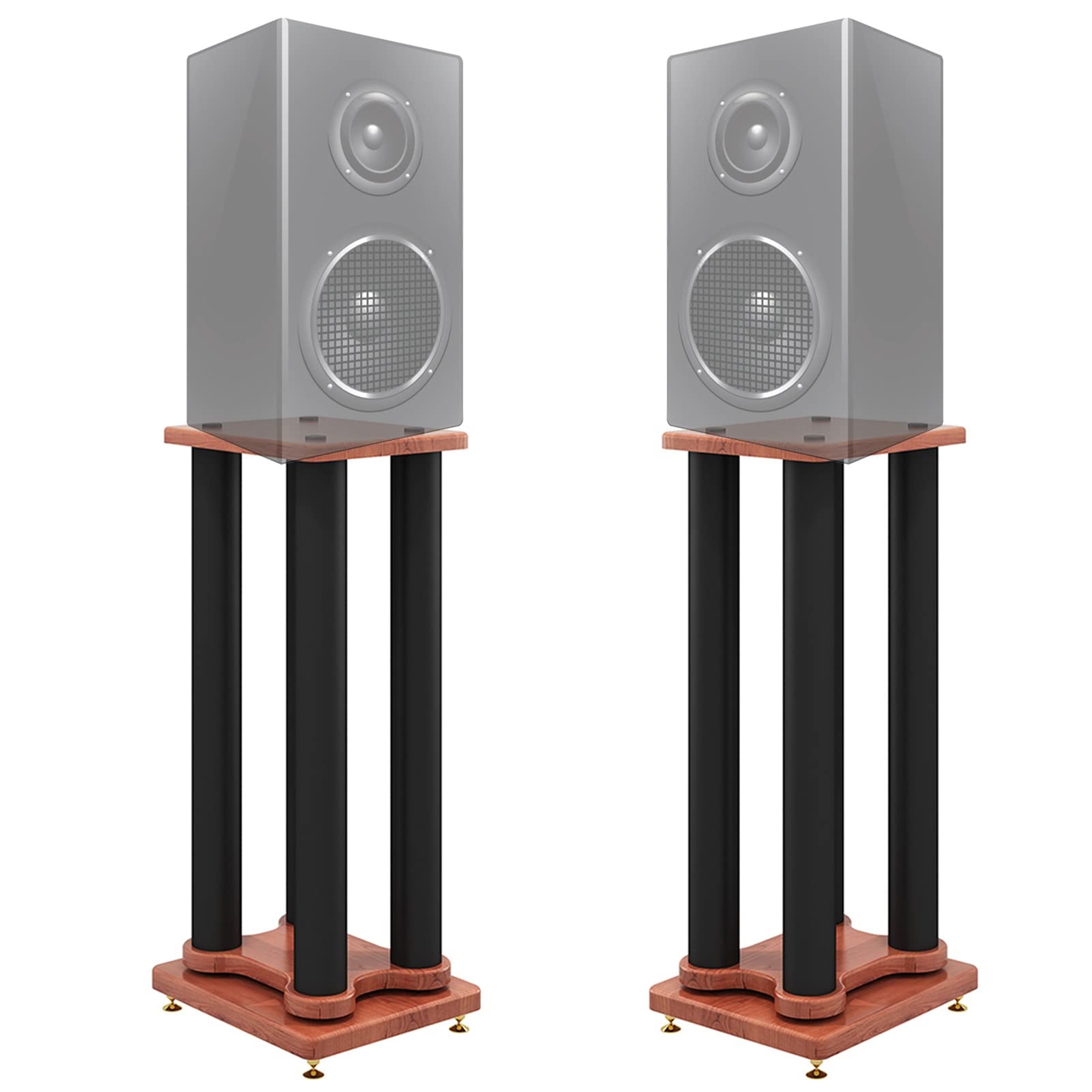 Soporte para Altavoz Soportes para Altavoces Extra Altos: 20 cm/ 30 cm/ 40 cm/ 50 cm/ 60 cm/ 70 cm/ 80 cm, estantes de estantería con Sonido