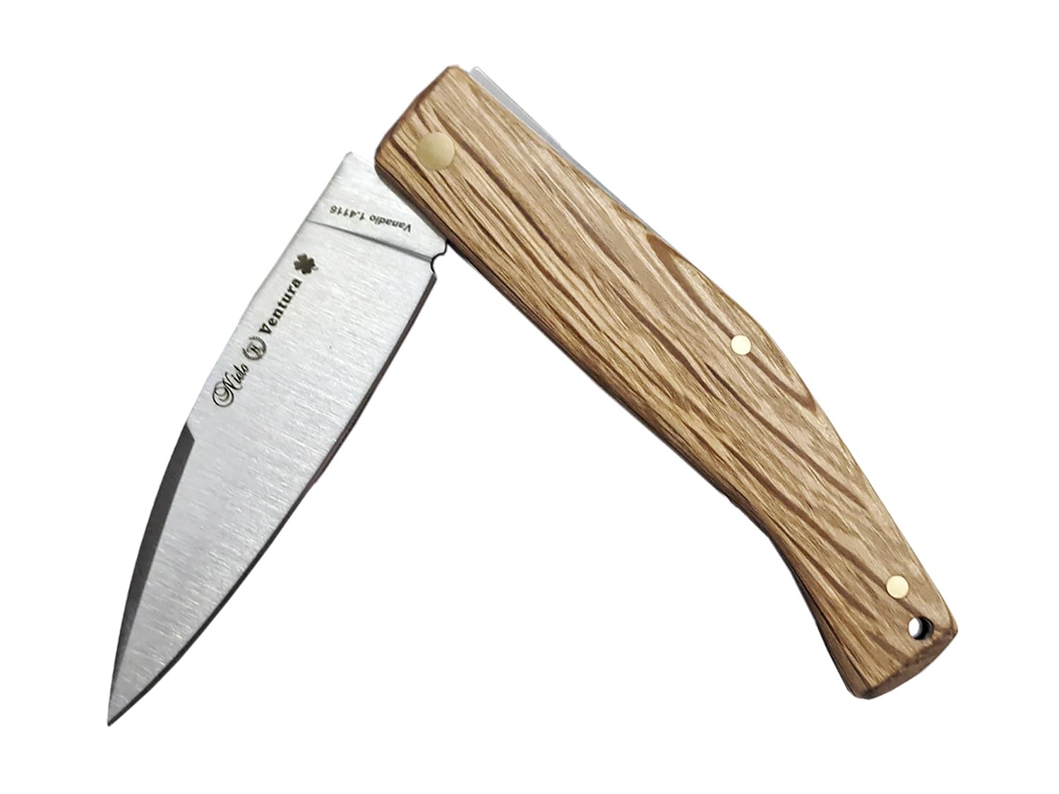 Navaja Ventura Miguel Nieto 080-G10F - Hoja Acero Vanadio 1.4116 8cm, Empuñadura G10, Funda Cuero