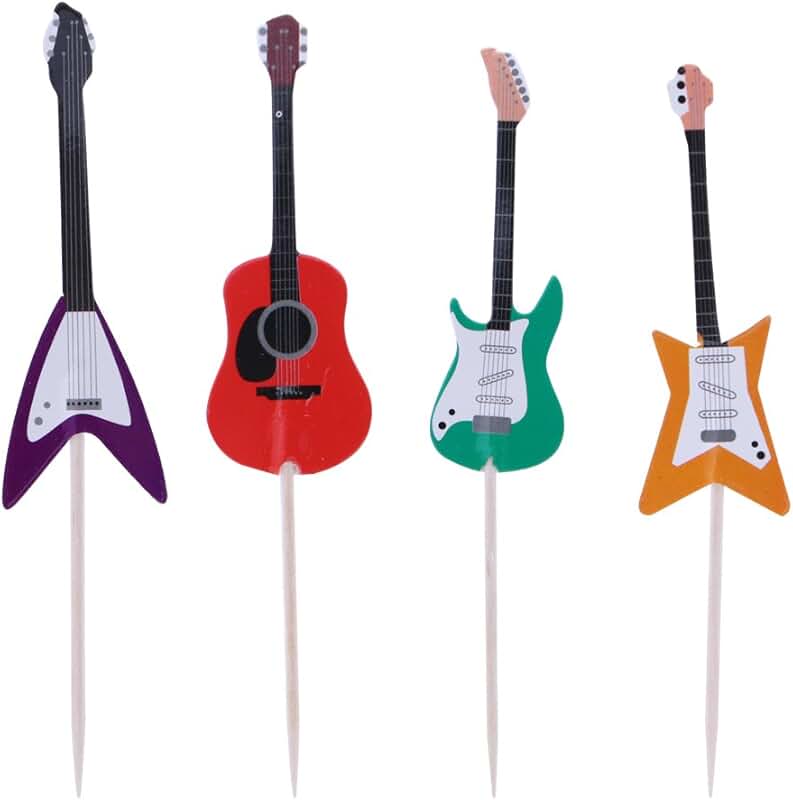 Amazon.co.uk guitar cake toppers