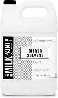 Real Milk Paint, Orange Peel Oil, Natural Alternative to Odorless Mineral Spirits, Paint Thinner, Degreaser, Brush Cleane...