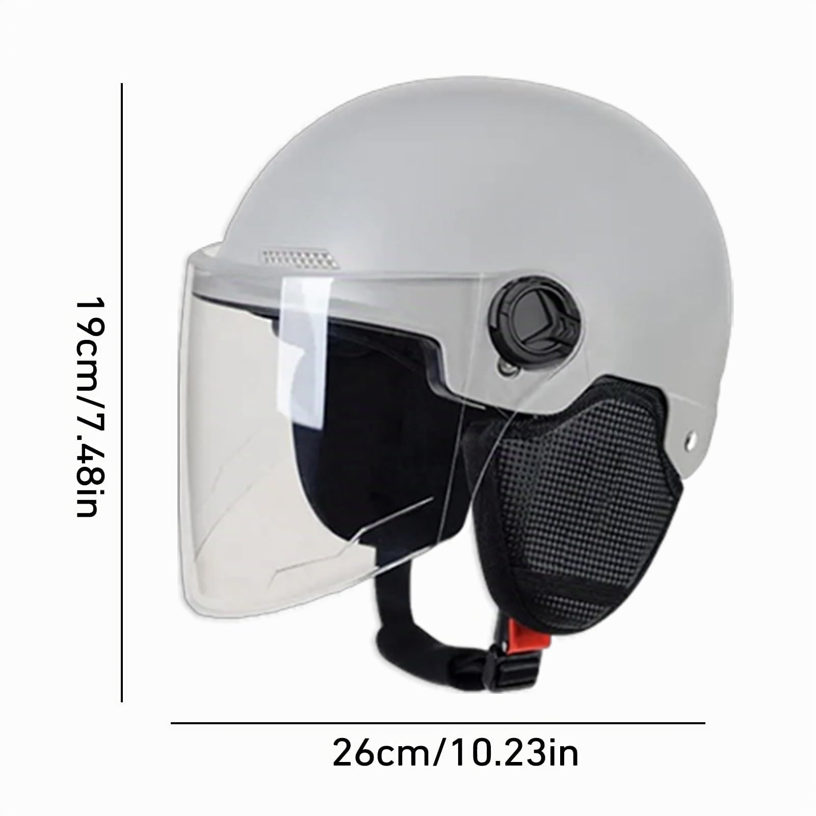 Cascos De Bicicleta para Adultos - Cascos De Scooter, Casco De Bicicleta De Montaña para Patineta, Medio Casco De Protección Solar para Bicicleta para Circunferencia De La Cabeza 52-60CM