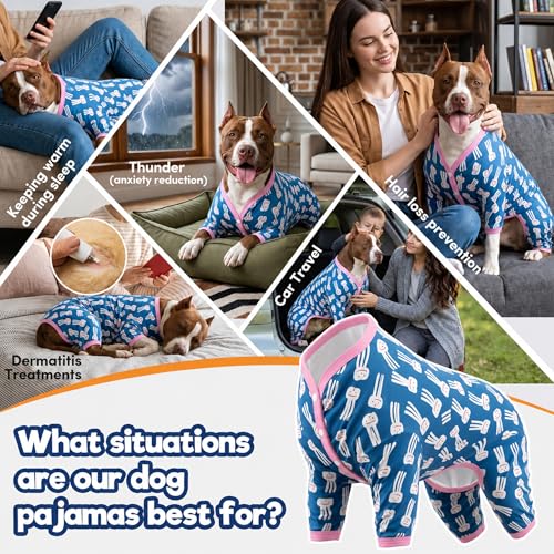 Ropa para perro LovinPet Onesie Ajustable Azul miniatura 4