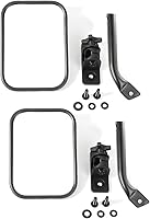 Vista 6 de Espejos ridge resistentes de liberación rápida., Rectangular, Negro