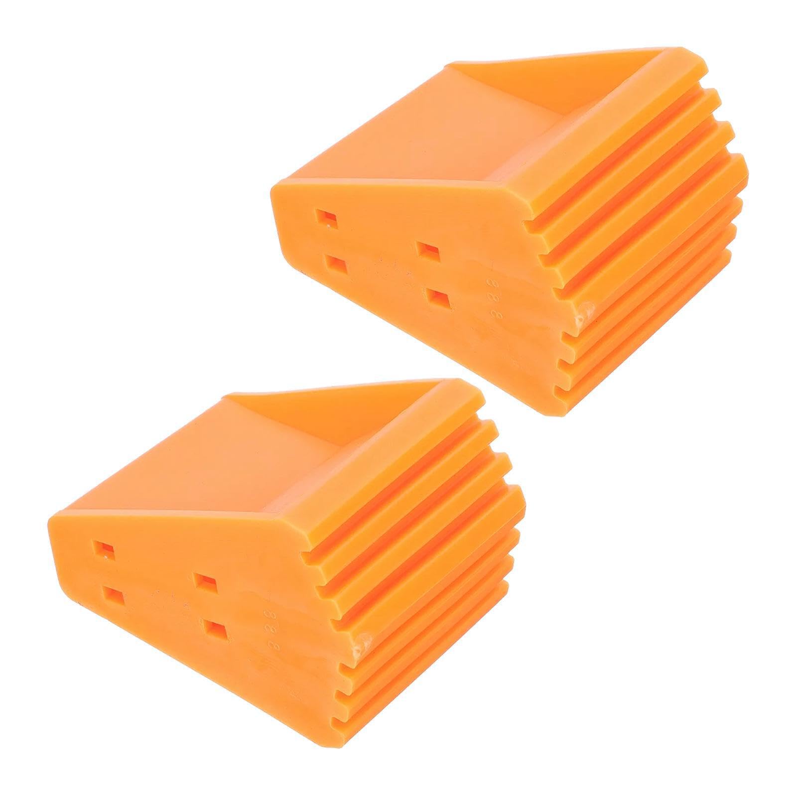 PUXZYAX NonSlip Ladder Feet Foot Covers Accessory Engineered For Maximum Ensuring Flooring Safety While Using Ladders Ladder Feet Cover Protector For, Orange, 70x40x90mm