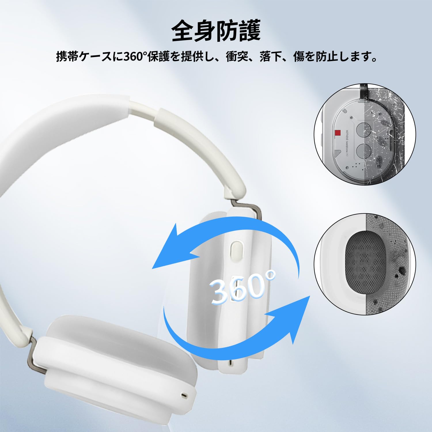 Amazon | NOTHING Headphone(1) 対応イヤーカップ カバー +ヘッドカバ