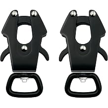 2 Pcs Frog Clip Dog Leash Clasp 360 Degree Swivel Clip Heavy Duty Quick Release and Locking Dog Leash Buckle for Linking Pet Collar L Square x 2