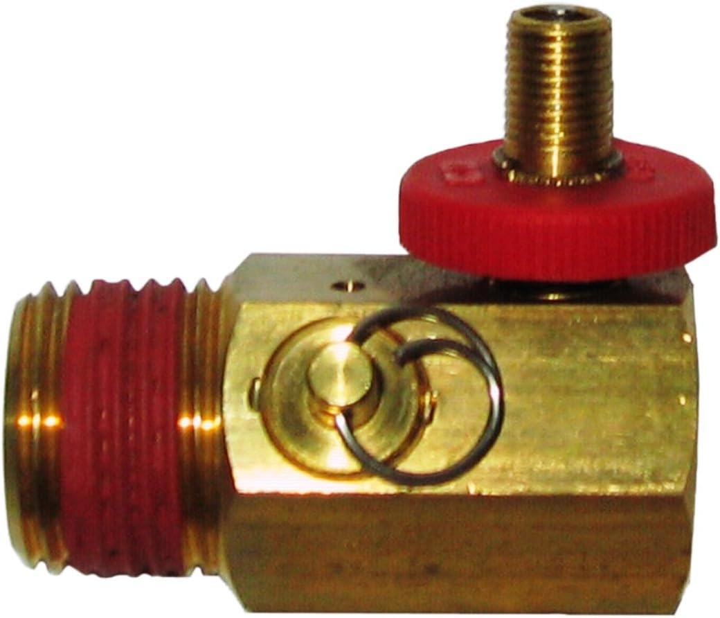 Powermate Vx 028-0039RP 1/2" NPT Tank x 1/4" NPT Hose x 1/8" NPT Gauge Brass Air Tank Manifold
