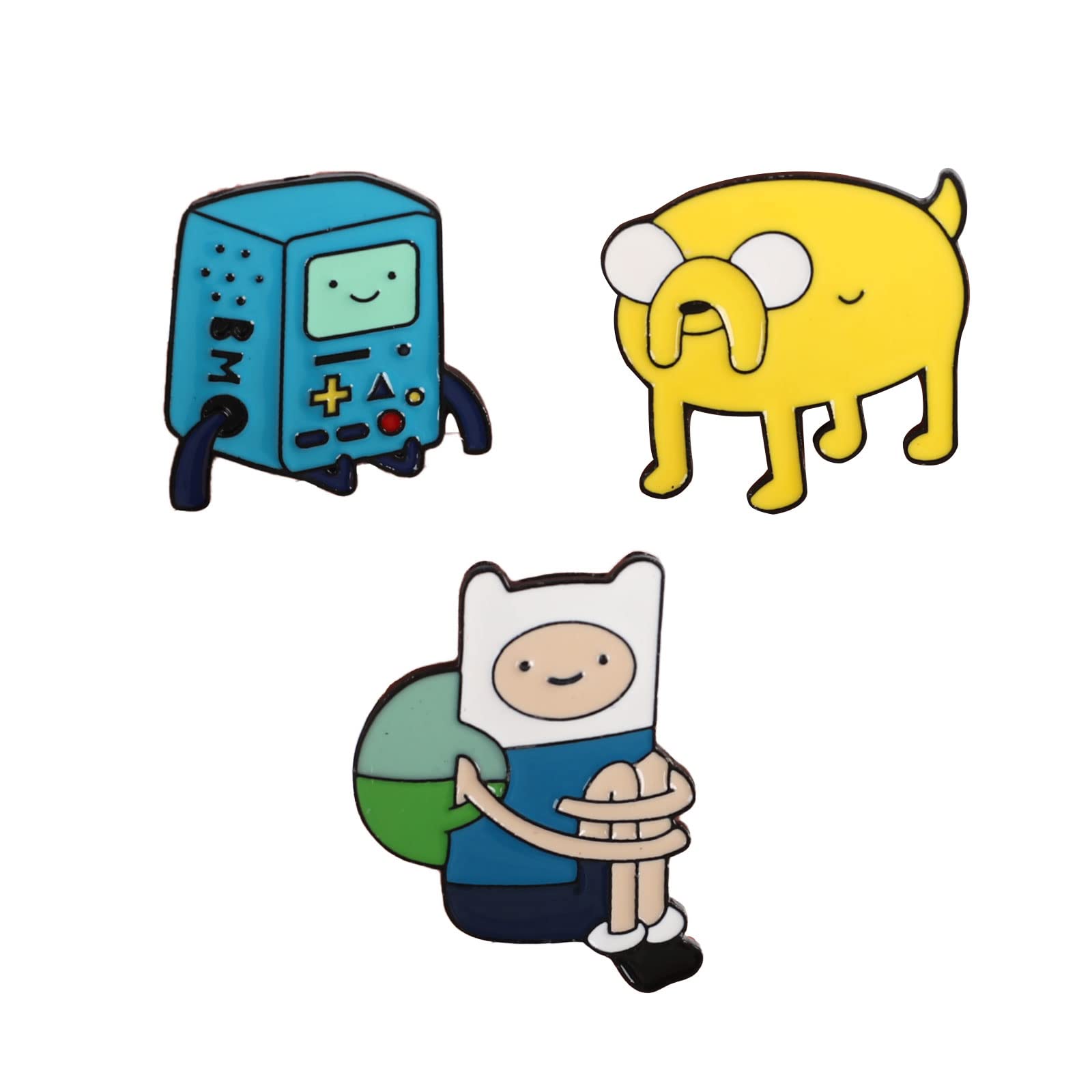 3 Pcs Cartoon Game Pins Cute Pins for Backpacks, Kawaii Enamel Pin Set, Birthday Christmas Children's Day Gift for Kids Friends Game Fans