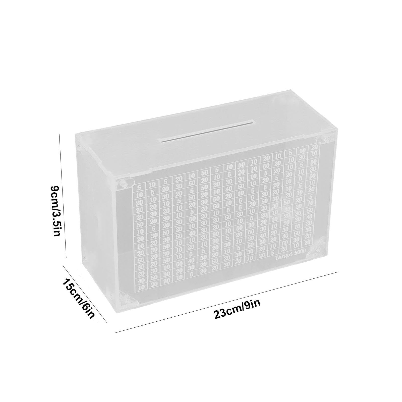 Amazon.co.jp: マネージャーコインキャッシュボックス - コインキャッシュボックス、アクリルマネーセービングボックス -  開かない現金節約ボックス カウンター付き 誕生日 ベビーシャワー 洗礼式 : おもちゃ