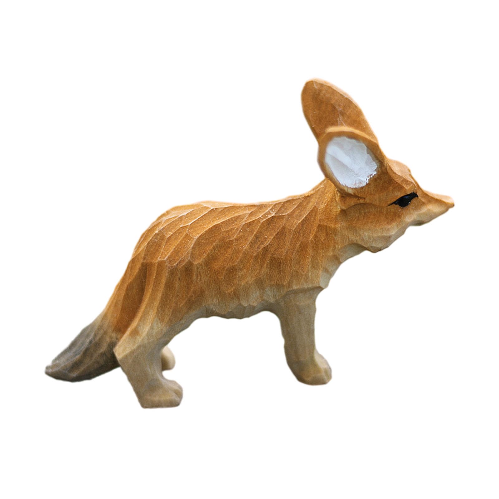 キツネ　木彫り　置物 楽天市場】☆特別奉仕品☆ 【木彫置物】 稲荷神社の神使 柘植狐