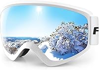 Findway Kids Ski Snowboard Goggles OTG Over Glasses, Anti-Fog UV400 Lens for Boys Girls Youth 5-16 Years