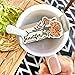 DecoraNova Personalized Birth Flower Tumbler Name Plate, Tumbler Tags for 40z 30oz Stanley Tumbler, Custom Floral Name Tag, Gift for Her, Mom, Grandma