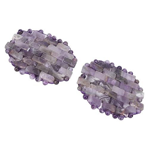 Miniatura 9 de Máscara de ojos de jade, paquete de ojos de amatista, eliminación de hinchazón, ojeras que se desvanecen y jadestone masajeador de ojos,