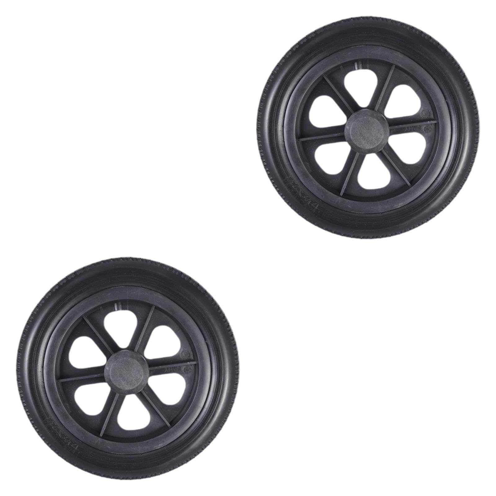 Neumático de repuesto ligero para rueda trasera de silla de ruedas de 12 pulgadas, neumáticos sólidos sin aire de PU, fácil instalación,