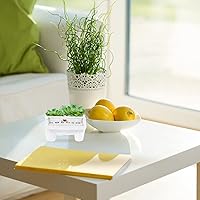 Vista 5 de HANABASS Macetero de piano creativo para suculentas, mini contenedores de plantas de cemento para la oficina en casa, 1 unidad (blanco)