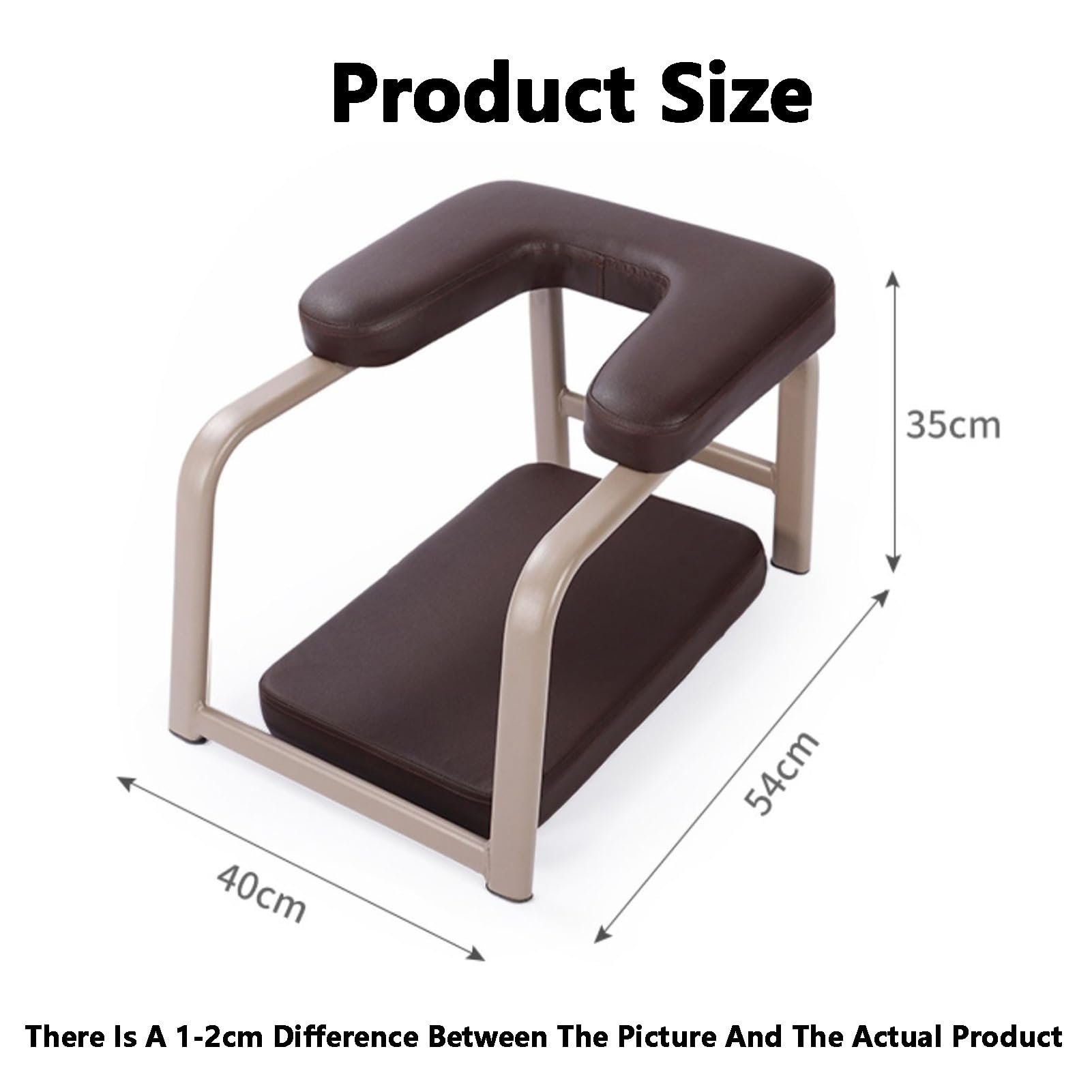 Sgabello da yoga a inversione imbottita per fitness, allenamento di forza ed equilibrio