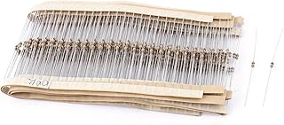 Aexit axia-l Lead Fixed Resistors 1/6W 1/8W 5% 100K Ohm Carbon Film Resistor Single Resistors 400 Pcs