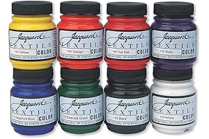 Jacquard Textile 8 Color Set: Textile Medium for Fabric
