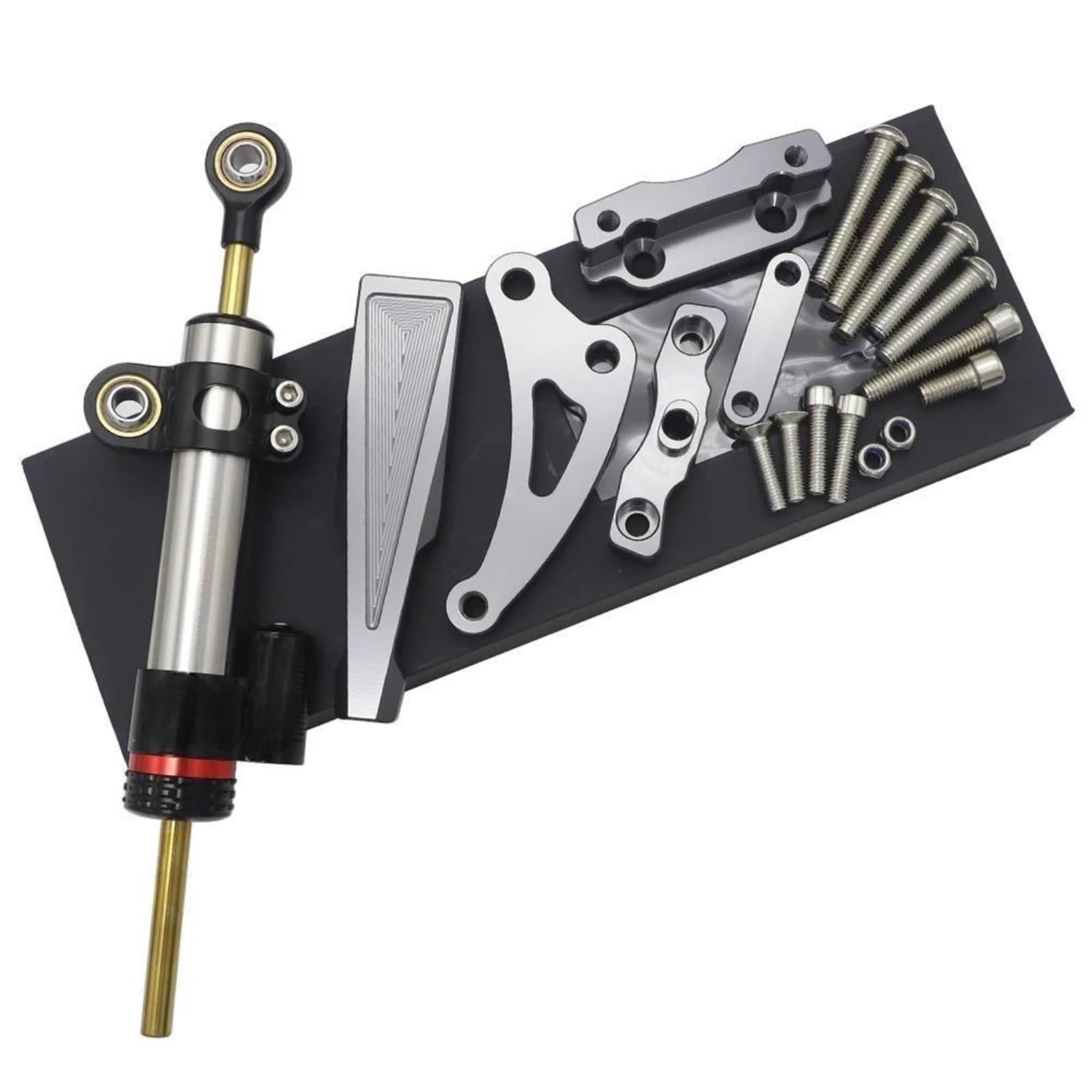 Amortisseur de direction CB650F support aluminium usiné de haute précision - 3