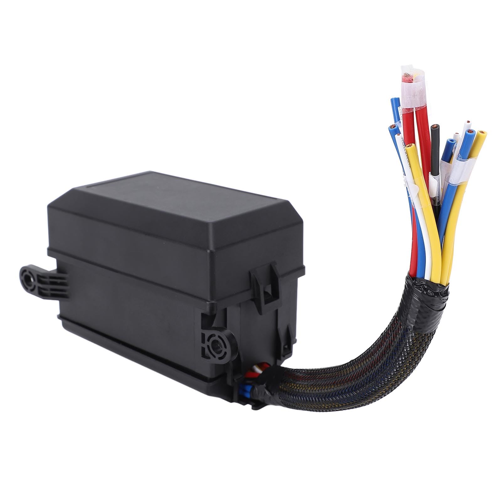 Scatola relè Fusibili 12V, Relè Scatola Fusibili Automobilistici Precablata con Blocco a 6 Slot, Alloggiamento Termoplastico in Plastica, 40A, per Auto Camion Barche Marine