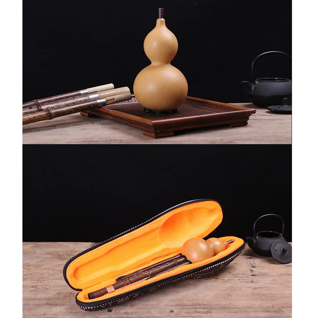 Flauti Strumento Cucurbita A 7 Fori Flauto di Zucca di bambù Viola Strumento Musicale per Esami per Adulti per Studenti di Prestazioni Professionali per Chi AMA La Musica Strumenti a fiato