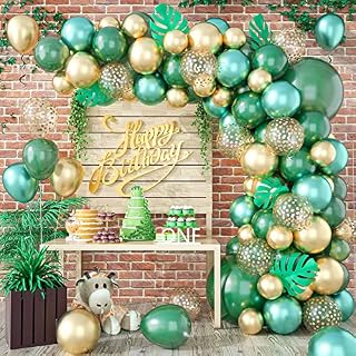Navy Blue and Silver Balloon Arch Garland Kit, 108 Pcs Navy Blue White Metallic Chrome Silver Confetti Latex Balloons Garland Kit for Boys Men Birthday Baby Shower Wedding Graduation Party Decorations