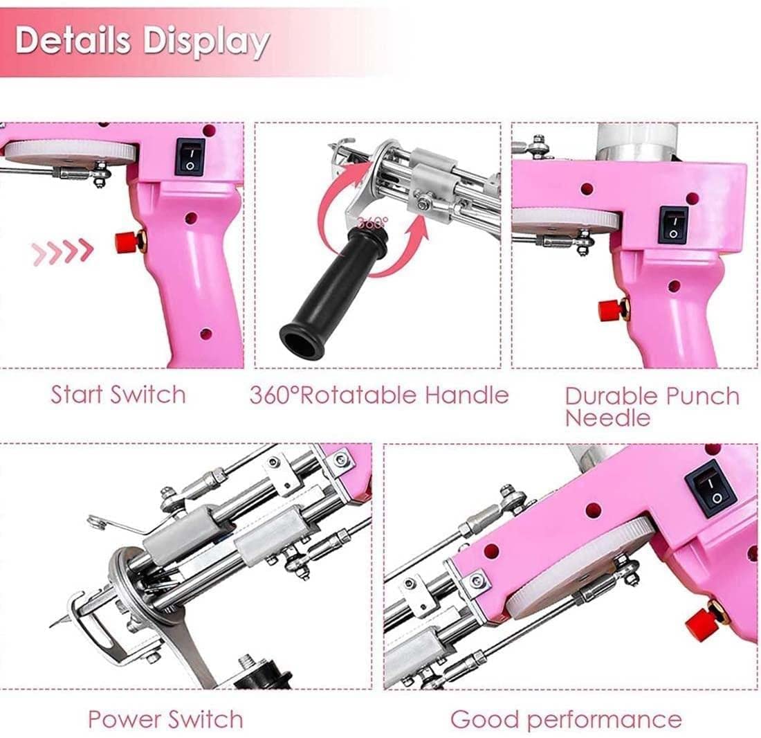 Amazon｜ラグタフティング編み機 - 電気カーペットタフティングガン