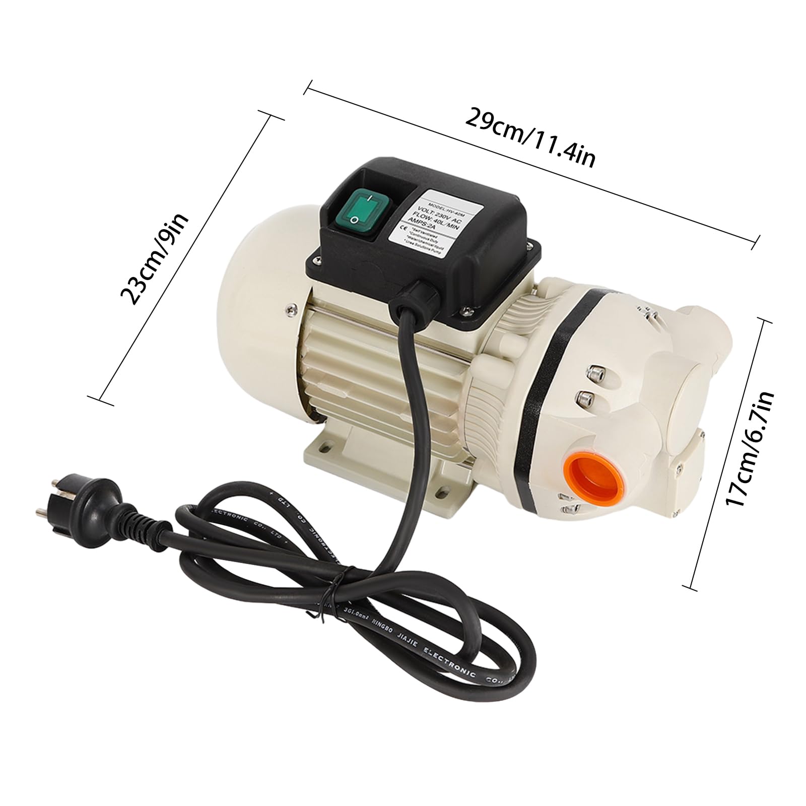 Bomba de agua de 34L/min, bomba de membrana, bomba para estanque, bomba para fuentes, bomba de agua, estable para bombas industriales, presurización del agua de la red doméstica, lavado de coches