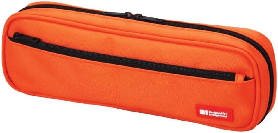 Pen Case, 9.4 x 1.8 x 3 inches, Orange (A7552-4)
