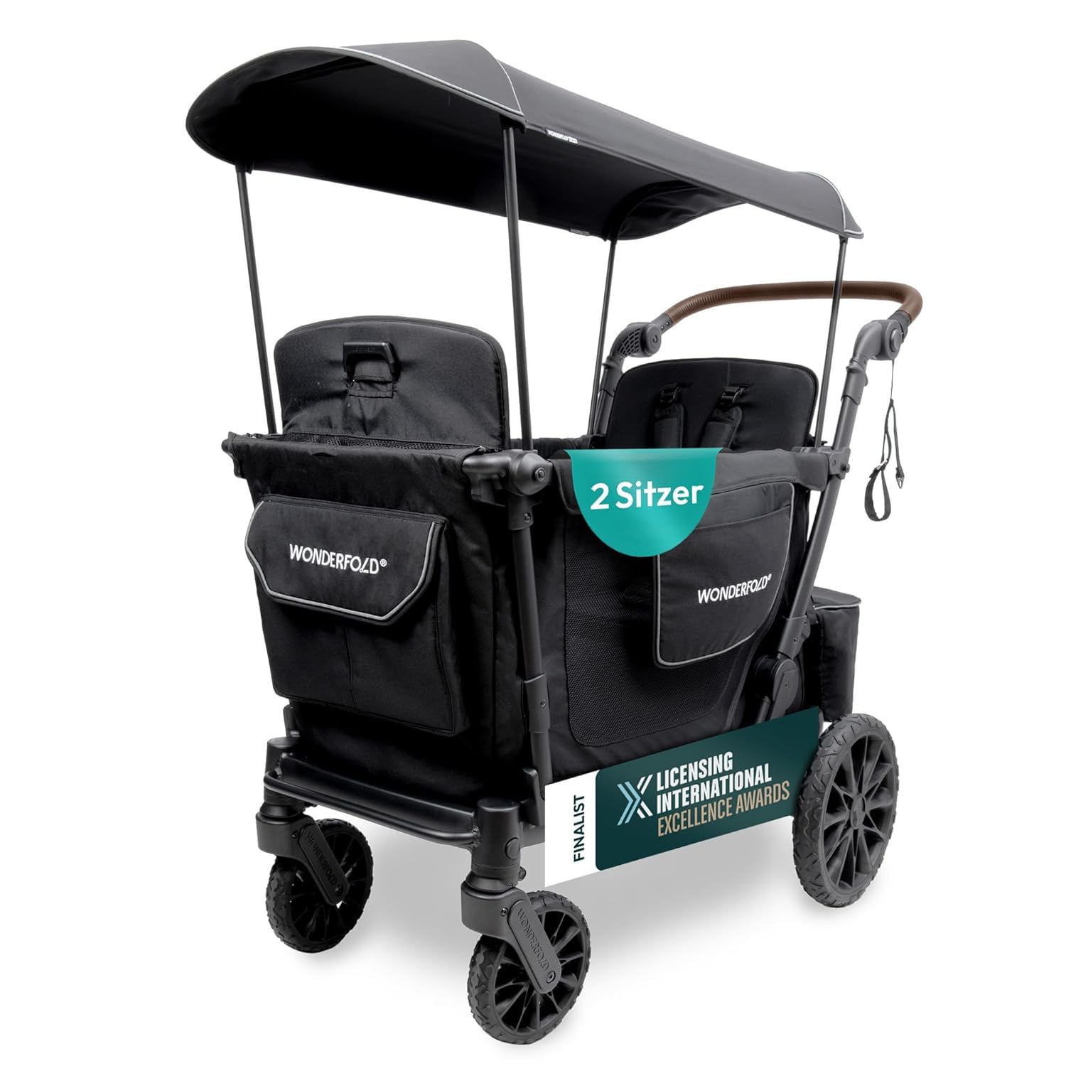 L2 Passeggino Doppio Carro - Nero