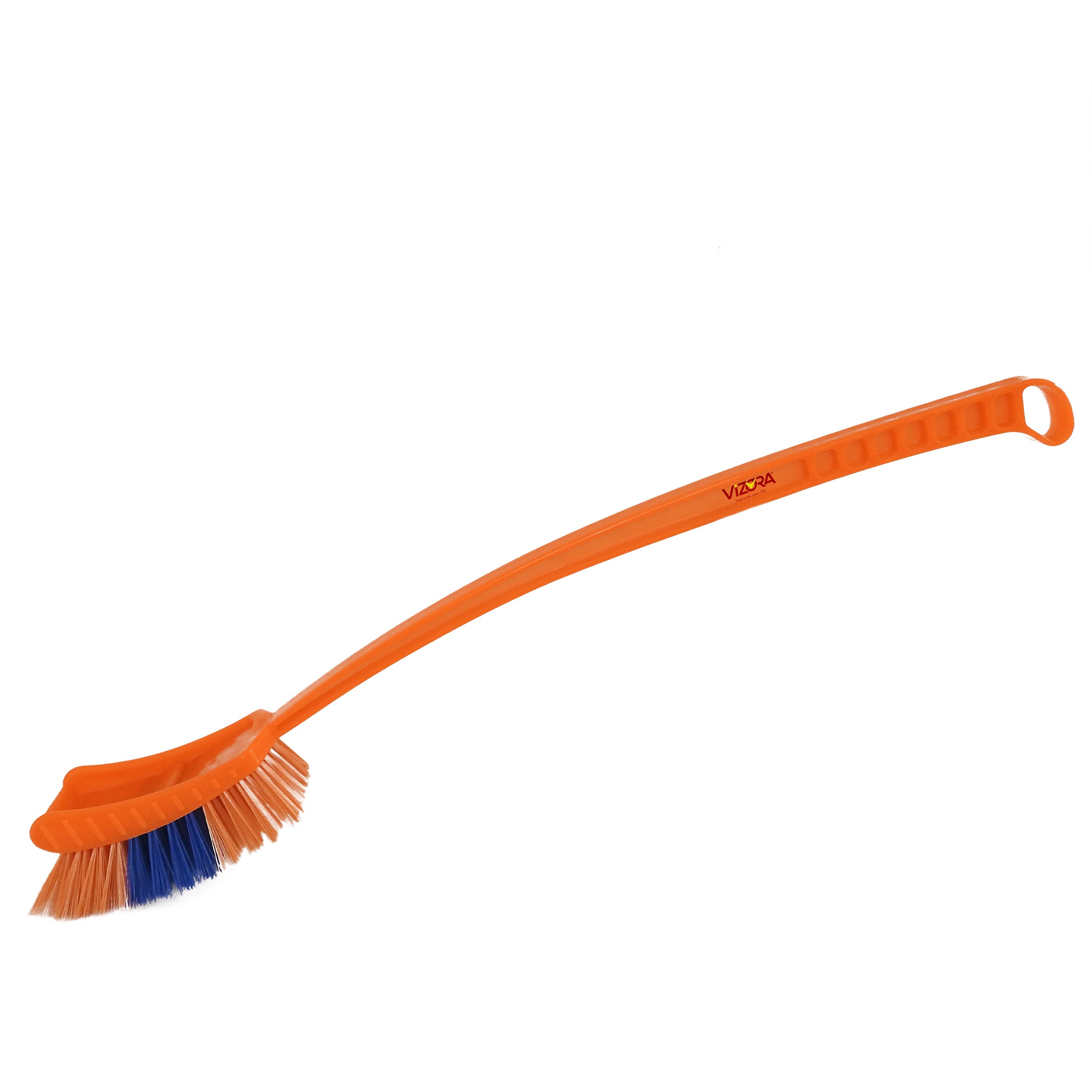 Vizora Single Side Loop Handle Hockey Toilet Cleaning Brush (Pack of 1)