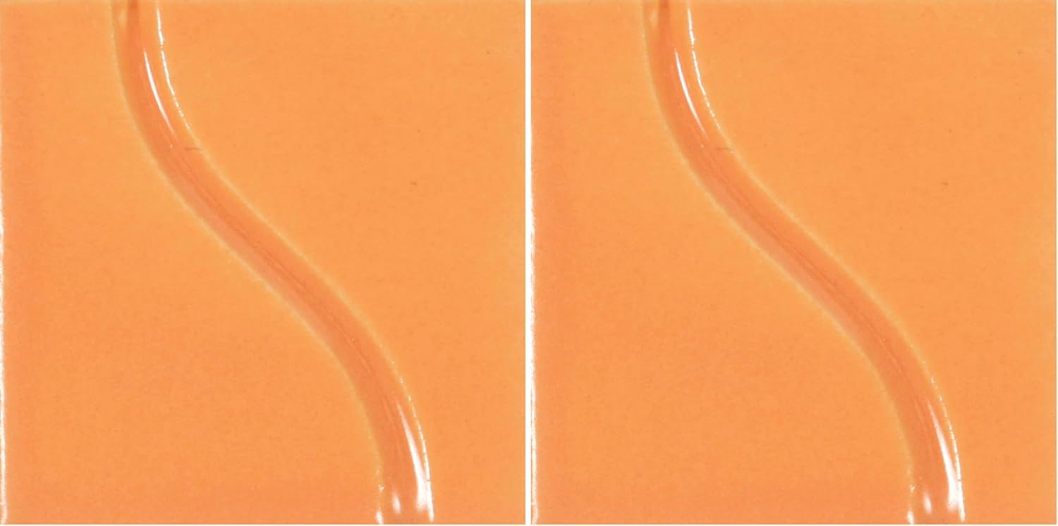 Sax True Flow Gloss Glaze, Orange, 1 Pint, 20 cm - 1430118 (Pack of 2)
