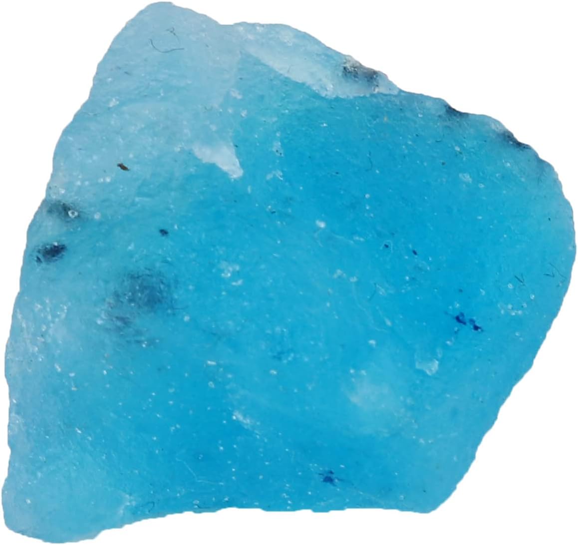 REAL-GEMS 40 Ct. Natural Blue Aquamarine Perfect Raw Rough Loose Gemstone For Cabbing AXD-459